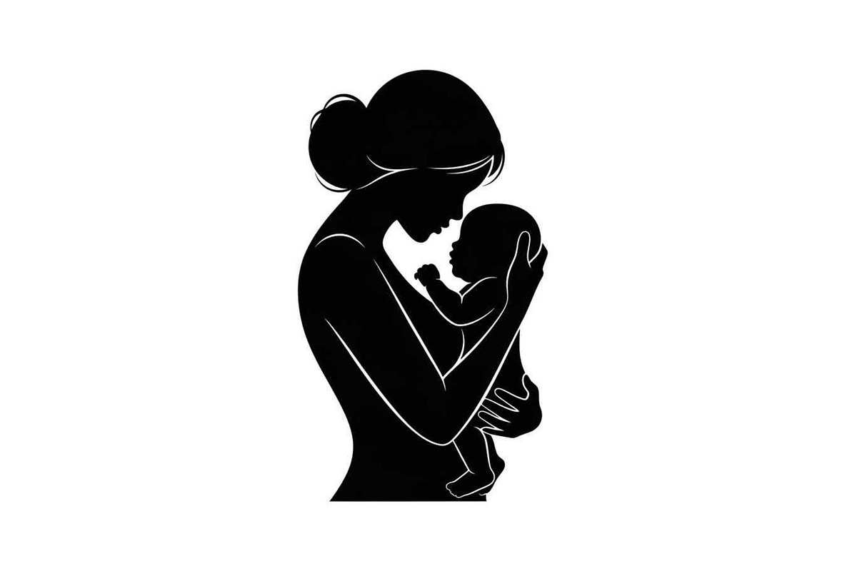 50 Mother and Baby Love Silhouette S, an Illustration by Designs_River (Photo 45 of 51)