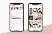 Instagram Templates for Canva, a Social Media Template by ILLONA GRAPHICS (Thumbnail 2 of 12)
