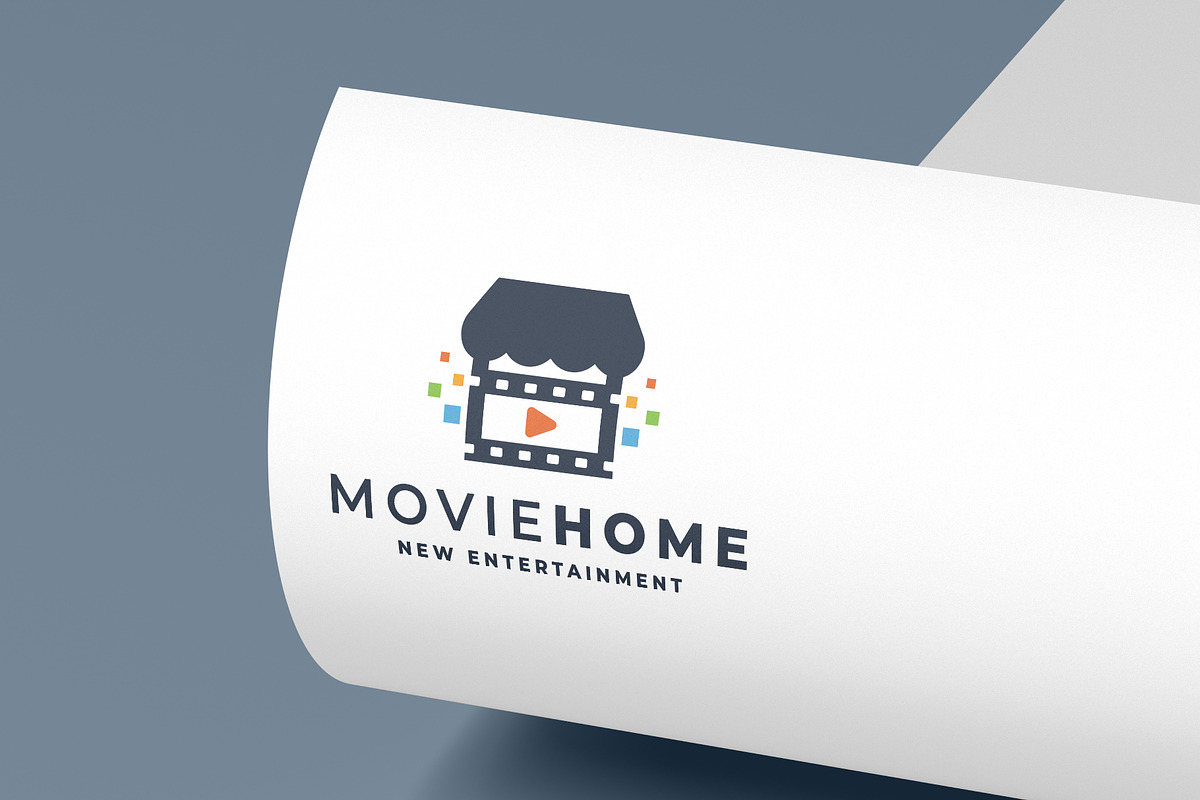 Movie Home Digital Platform Logo, a Branding & Logo Template by Design_Planet (Photo 3 of 3)