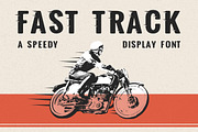 Fast Track - A Speedy Display Font, a Font by Build Interactive (Thumbnail 1 of 6)