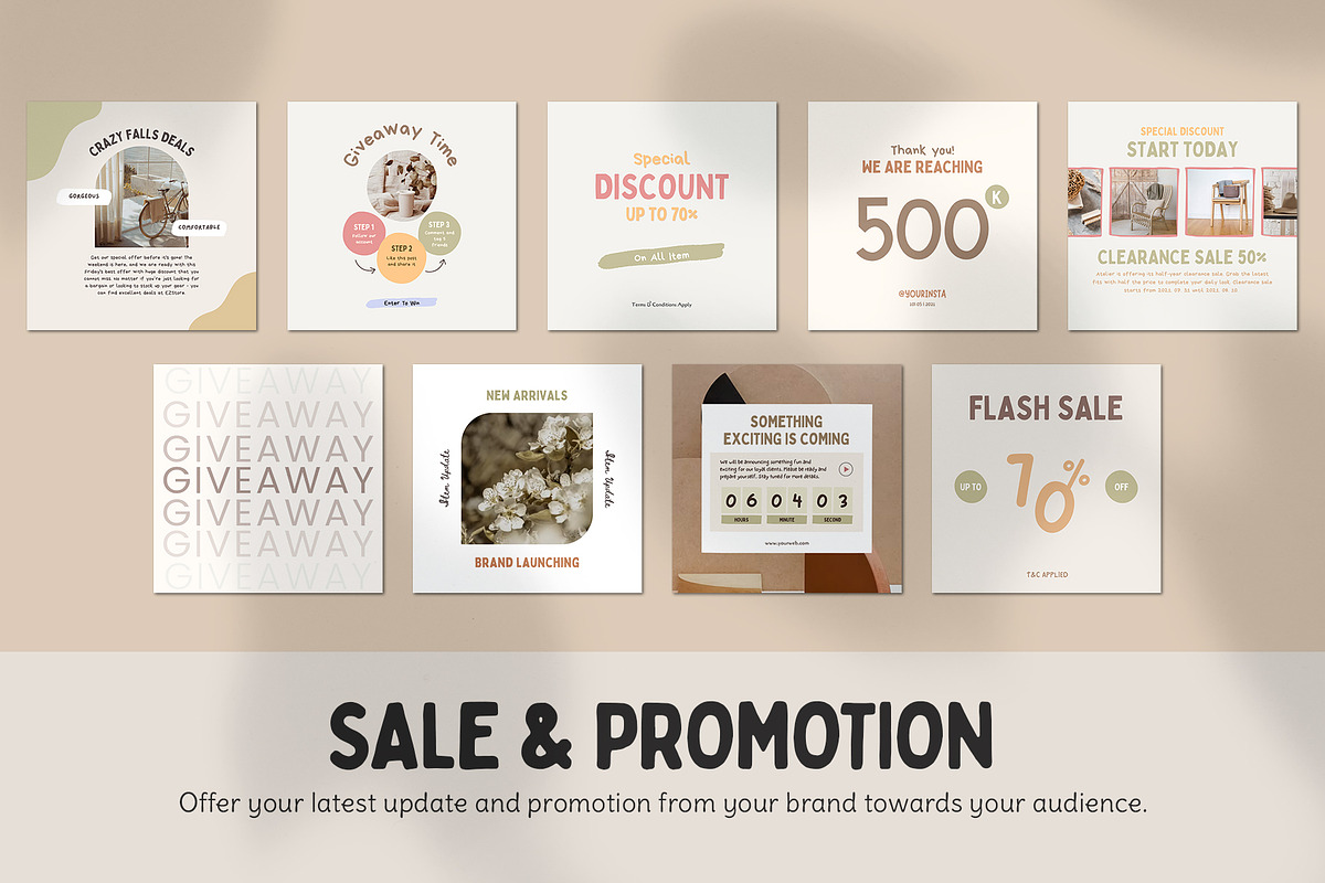 Instagram Engagement Booster Creator, a Social Media Template by Analogi Studio (Photo 9 of 27)