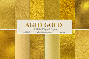 Luxury Metallic Gold Foil Textures
