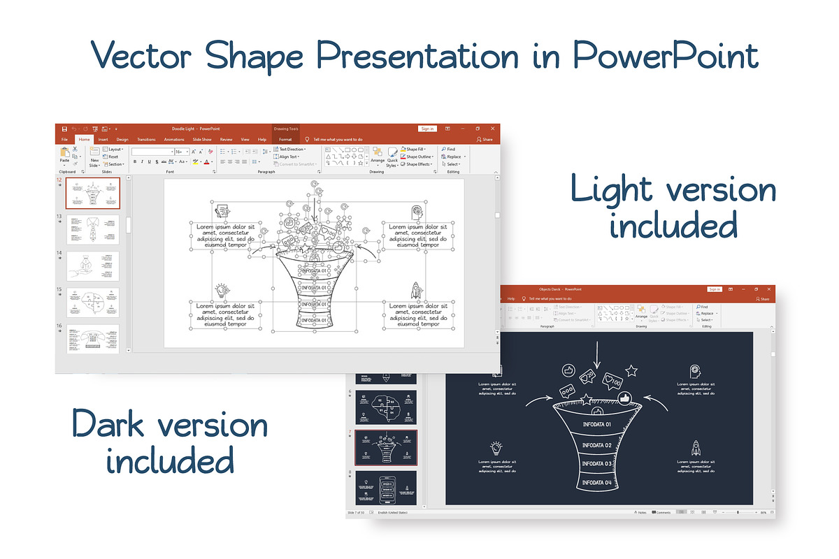 Doodle animated infographics 3, a Presentation Template by Infographics project (Photo 2 of 10)