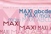 Maxi fonts, a Font by Wiescher Design (Thumbnail 8 of 8)