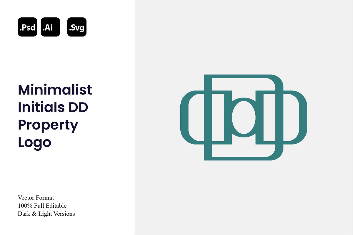 Minimalist Initials DD Property Logo, a Branding & Logo Template by Luxury Logos (Photo 1 of 4)