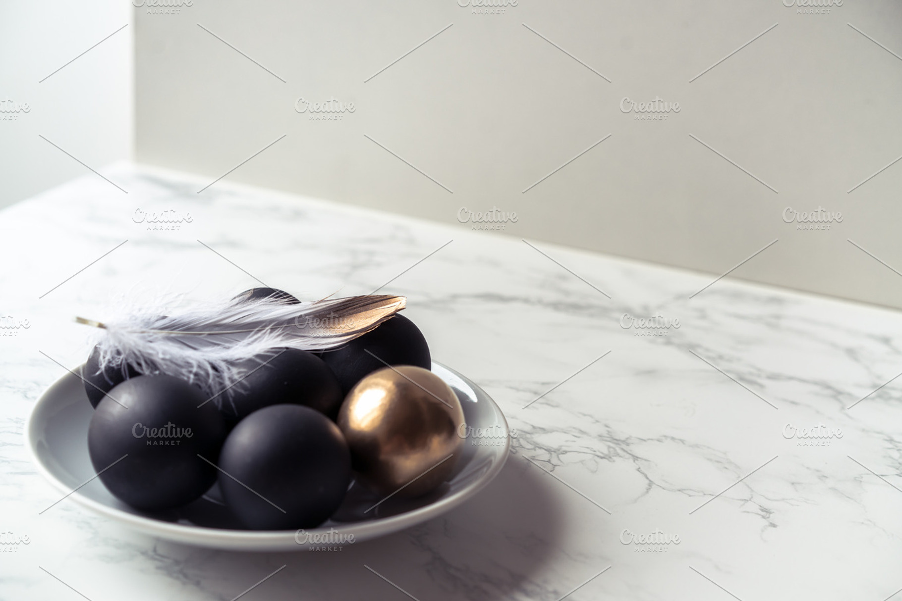 Minimal easter stock image stock photo containing minimal and black, a Holiday Photo by Una Matison