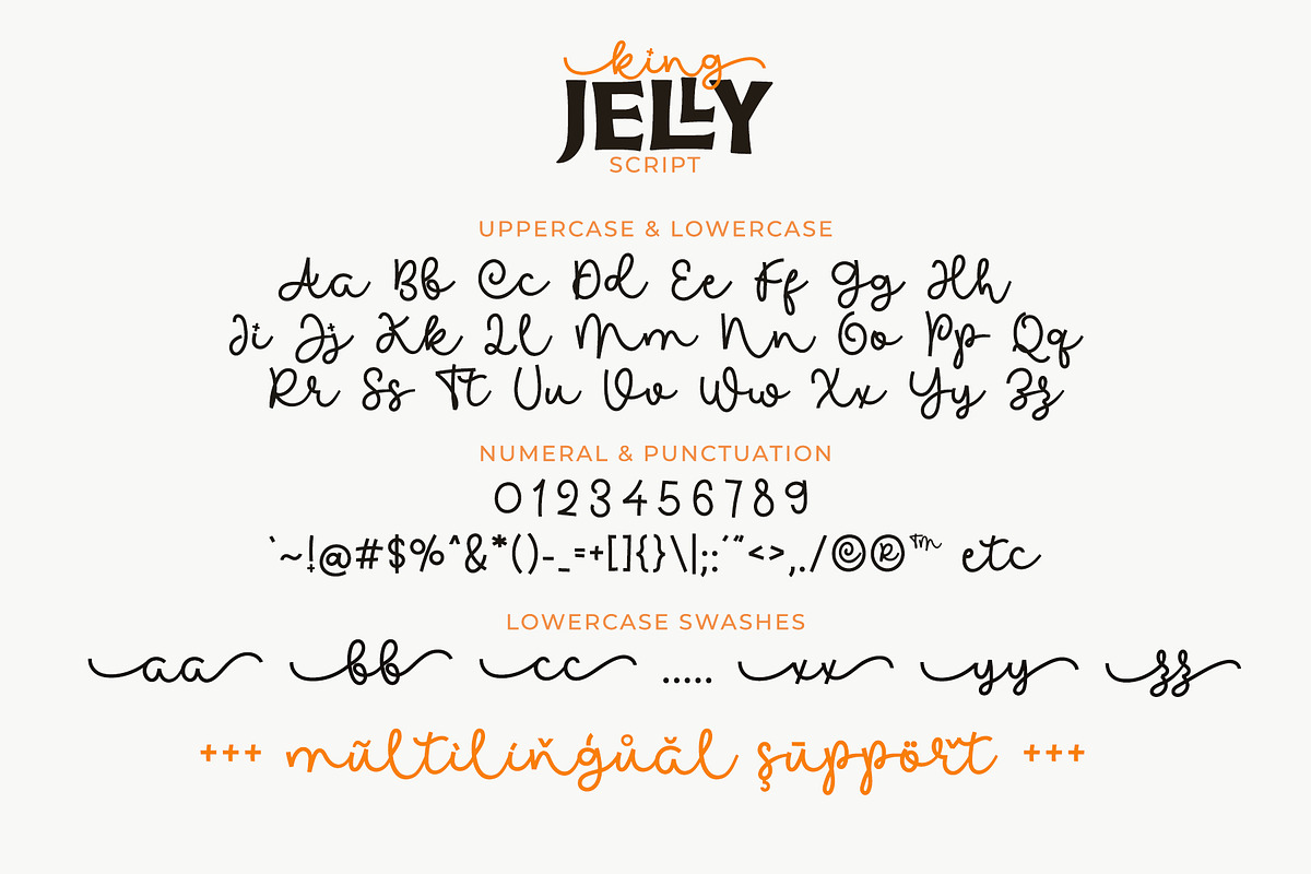 King Jelly - Cute Handwritten Duo, a Handwritten Font by Airotype (Photo 9 of 11)