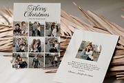 Christmas Card Template CC204, a Card Template by Always Templates (Thumbnail 1 of 3)
