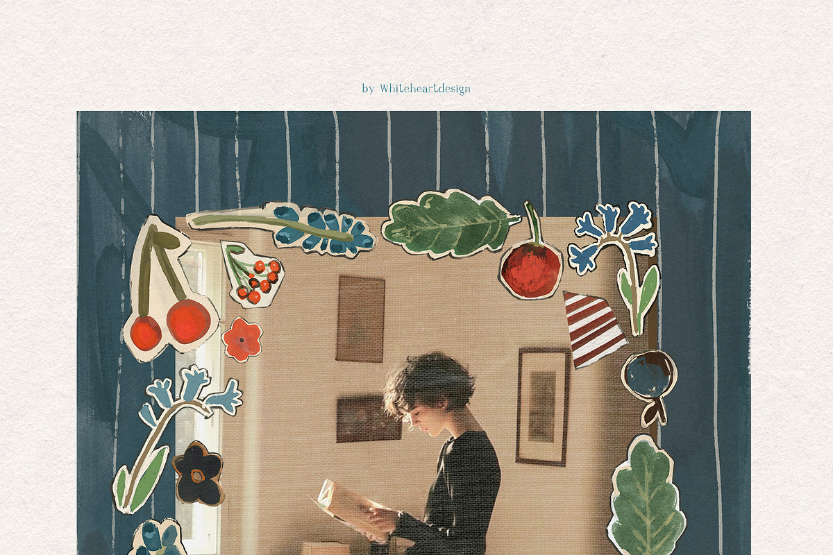 Fall Cottagecore Frames Backgrounds, a Decorative Illustration by whiteheartdesign (Photo 10 of 22)
