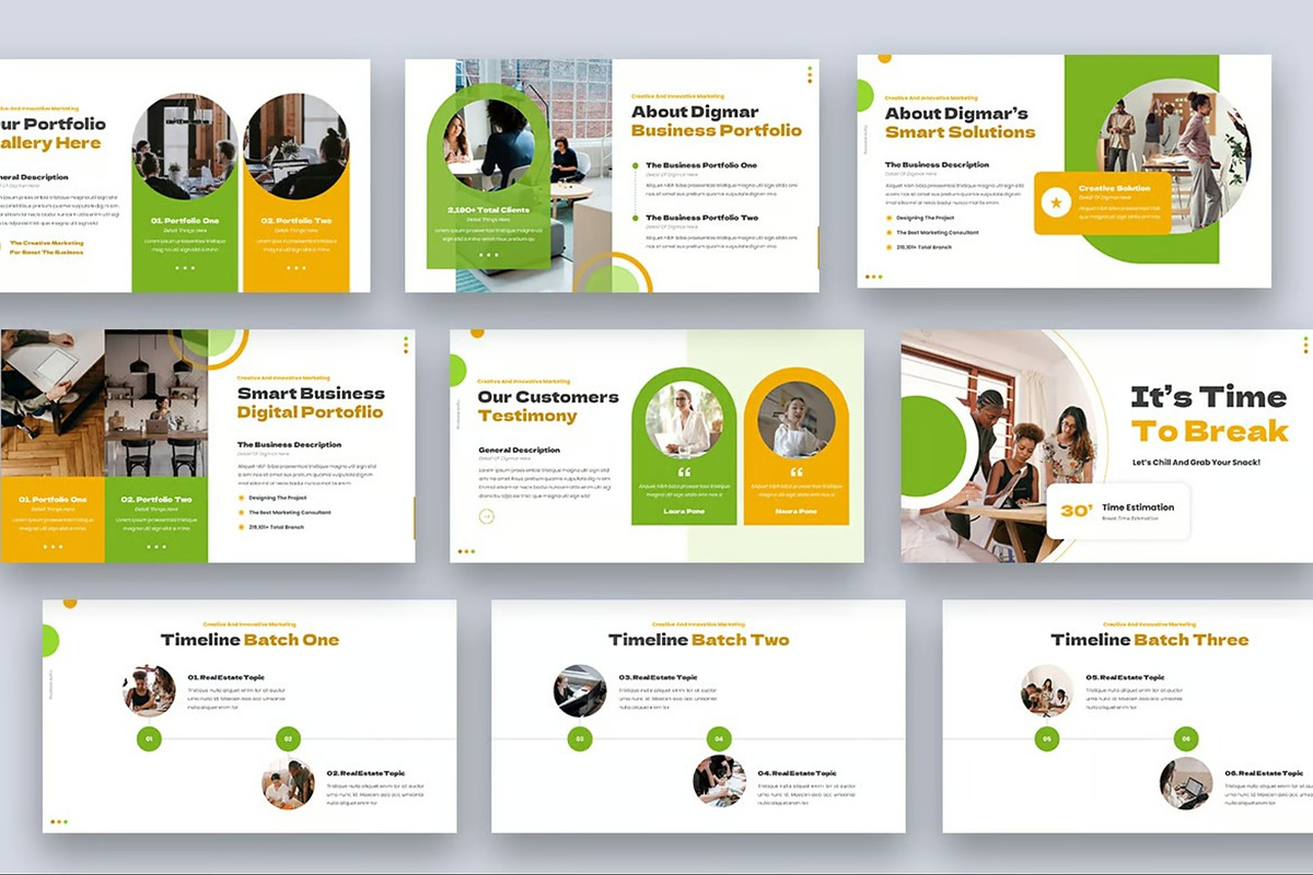 Digmar - Digital Marketing Keynote, a Presentation Template by Fit-tee (Photo 4 of 6)
