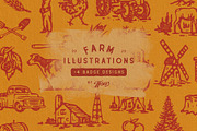 Farm Illustrations, an Illustration by Megflags (Thumbnail 1 of 6)