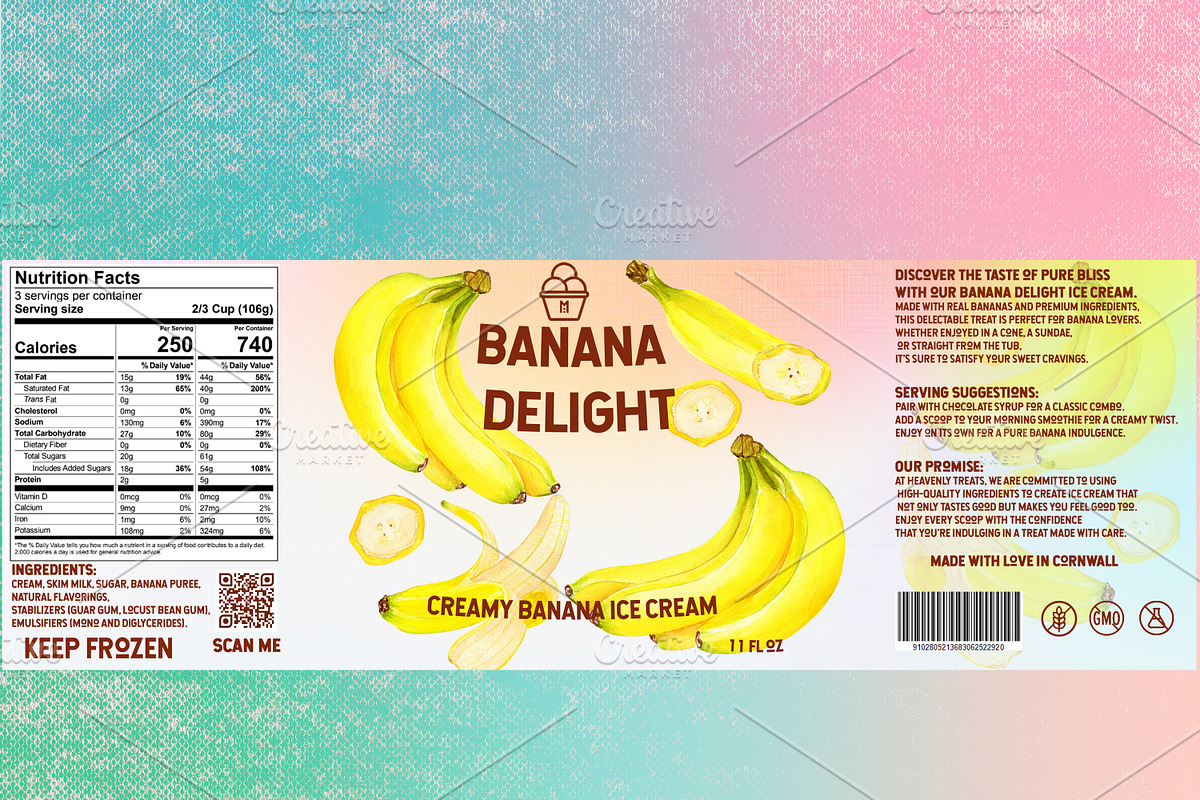 Watercolor Bananas Illustration Set, a Food Illustration by Olexandra Mur (Photo 5 of 9)