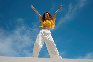 Joyful moment on a bright day, a Photo by Beautiful things