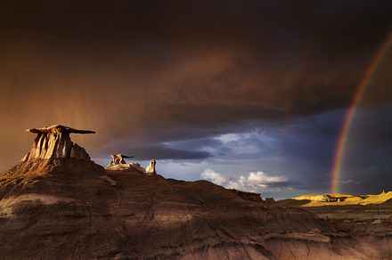 Bisti badlands new mexico usa featuring america, arid, and badlands, a Nature Photo by Shop Name