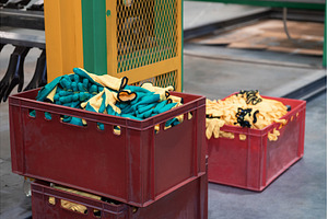 Plastic Crates Filled with Work, an Industrial Photo by Jan Jack Russo Media
