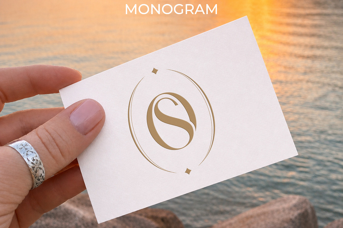 OS SO Wedding Monogram Logo, a Branding & Logo Template by LogoAV (Photo 5 of 6)