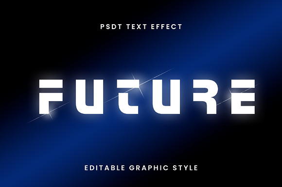 Futuristic Glow Text Effect preview 3