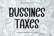 Bussines Taxes, a Sans Serif Font by InermediaSTUDIO (Thumbnail 1 of 8)