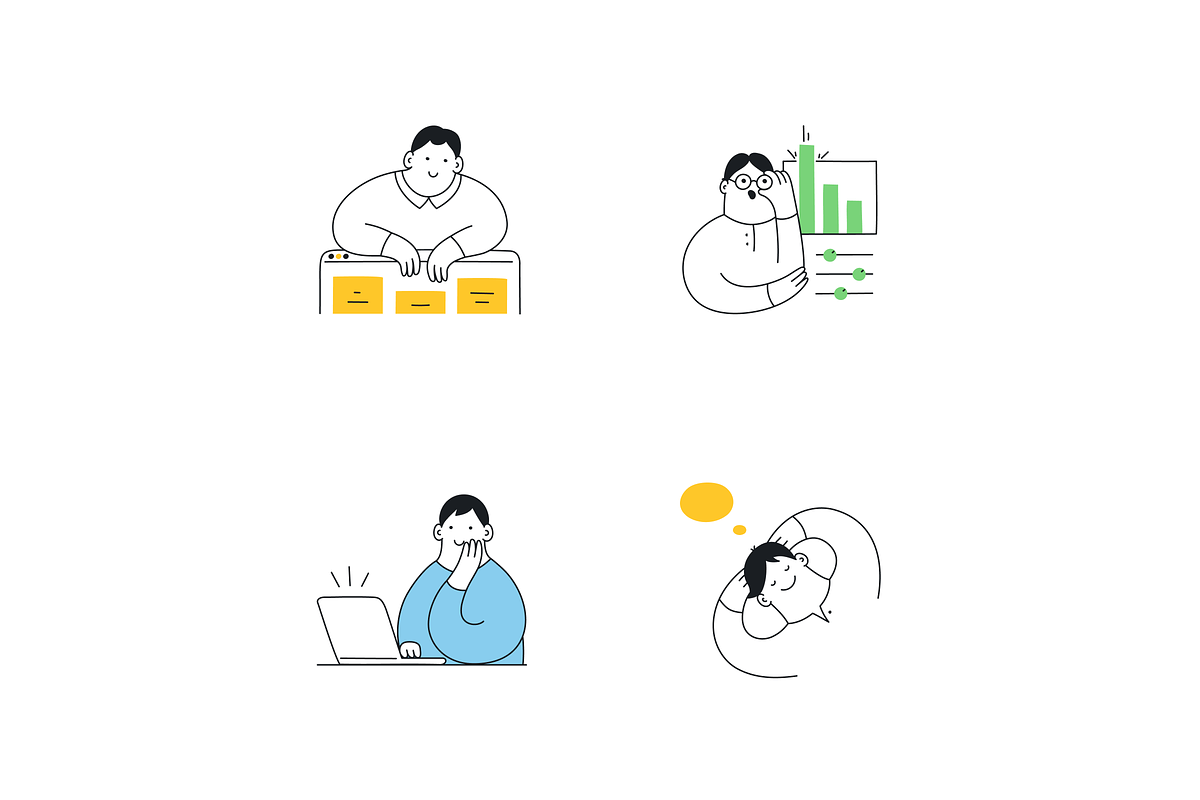Sam's 43 Startup Illustrations, a Work Illustration by BadBrother (Photo 7 of 15)