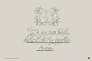 UT Nikahan Script -  Updated Version, a Script Font by Universitype (Thumbnail 8 of 12)