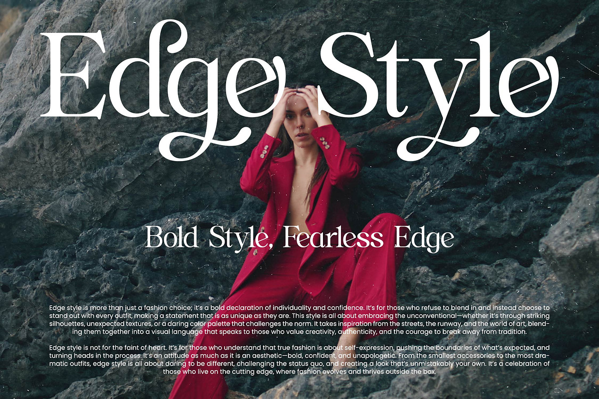 Realistic Nature Bold Serif, a Serif Font by timelesstype.co (Photo 8 of 20)