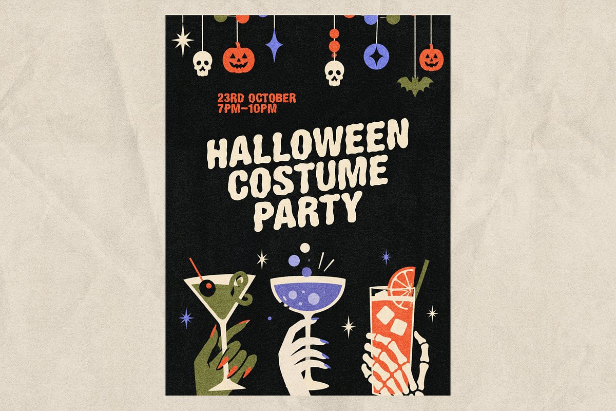 Night Ghost halloween font, a Handwritten Font by supfonts (Photo 7 of 10)
