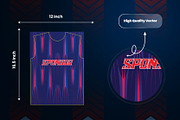 Abstract Sports Jersey Pattern, a Sport Illustration by samsulpassive (Thumbnail 3 of 3)