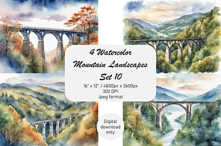 Blue Ridge Mountains Viaduct Set 10