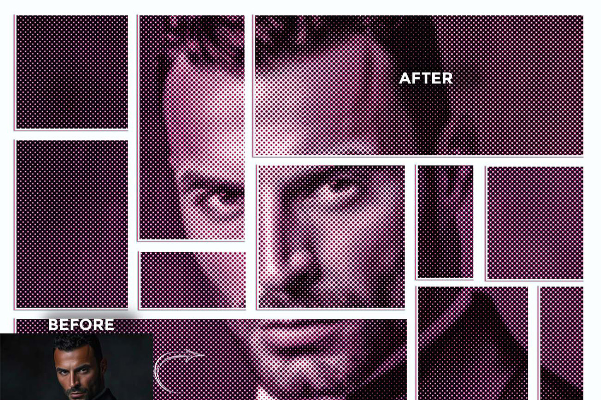HALFTONE X Experimental Halftone, an Action Add-On by Studio Retouch (Photo 31 of 63)