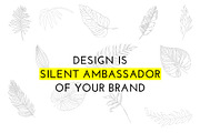 Palm & Fern Modern Floral Logo, a Branding & Logo Template by Design Unique (Thumbnail 2 of 15)