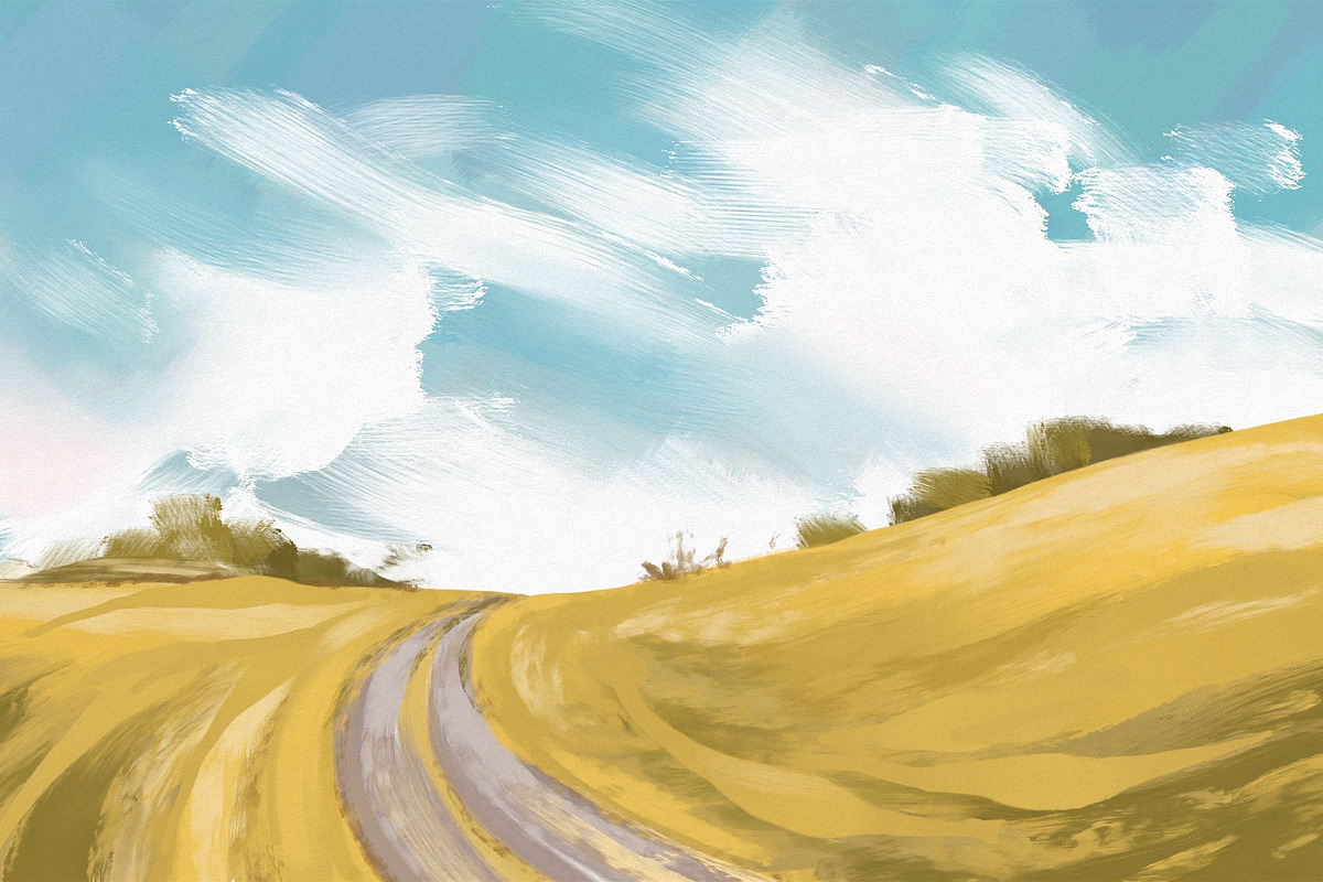 Gouache Brushes for Procreate, a Brush Add-On by Maria Summer (Photo 8 of 8)