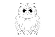 Owl., an Illustration by Tanysl (Thumbnail 1 of 4)
