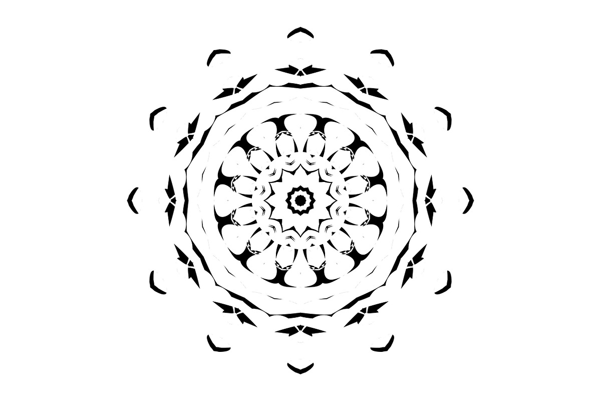 Artistic Mandala Vector Collection, a Decorative Illustration by NJ Himel (Photo 66 of 101)
