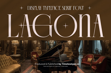 Lagona Display Typeface Serif Font, a Serif Font by timelesstype.co