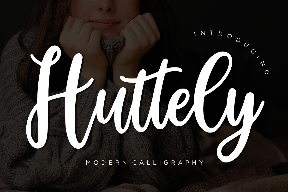 Huttely Calligraphy Business Font