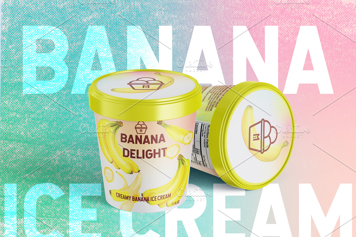 Watercolor Bananas Illustration Set, a Food Illustration by Olexandra Mur (Photo 2 of 9)