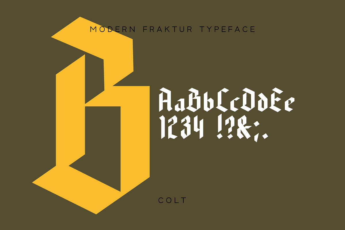 Beloid Gothic Modern Blackletter Font preview 3