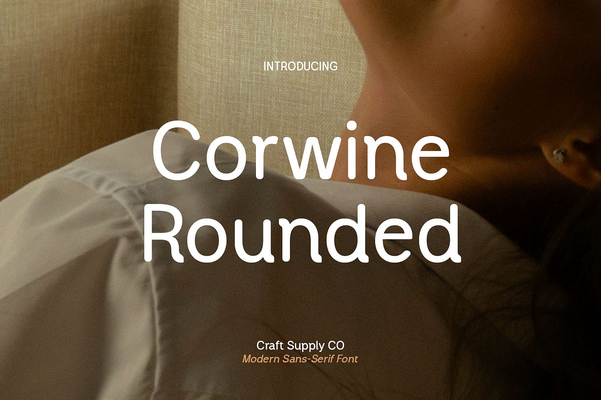 Corwine Rounded, a Sans Serif Font by Craft Supply Co. (Photo 1 of 8)