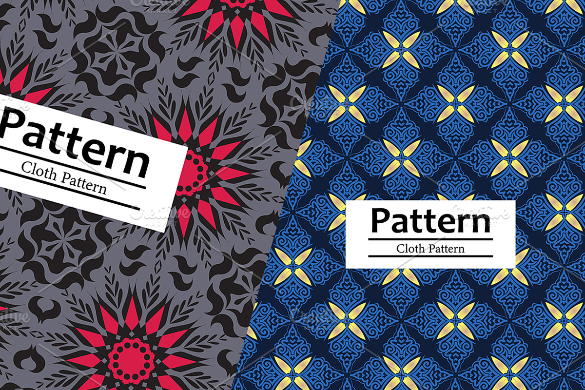 Colorful fabric pattern for print, a Decorative Illustration by samsulpassive (Photo 3 of 4)