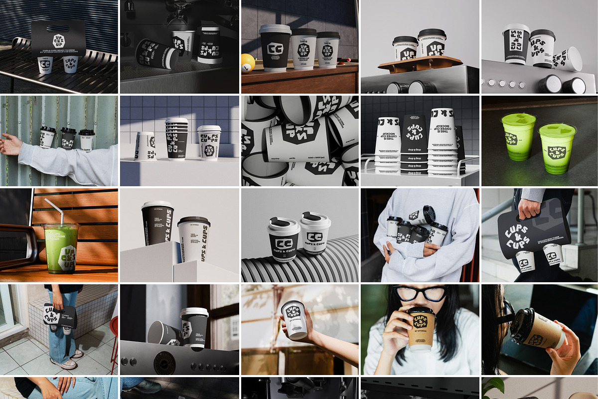 50+ Coffee Cup Mockups, a Mockup by Vitora Mockup (Photo 2 of 15)