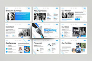 Marketing Plan Presentation Template, a Presentation Template by MightyDesign (Thumbnail 1 of 8)