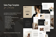 Luxe Sales Page Template for Coaches, a Landing Page Template by Styled Web Shop (Thumbnail 1 of 3)