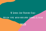 Titch Brush Font, a Font by Colt Type Co (Thumbnail 4 of 4)