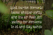 Curlicue Garden Whimsical Hand Drawn, a Handwritten Font by Denustudios (Thumbnail 5 of 12)
