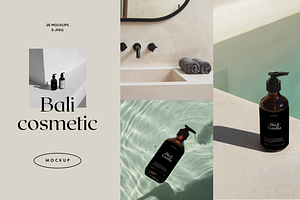 Bali Cosmetic Photo Mockup Bundle