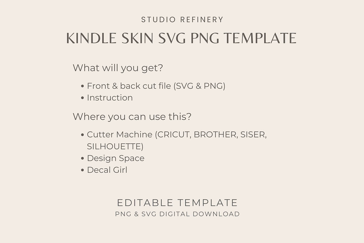 Kindle Basic 2018 Skin Template, an Object Graphic by STUDIO REFINERY (Photo 5 of 5)