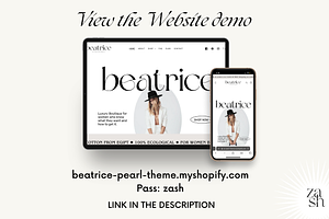 Beatrice - Luxury Shopify Theme