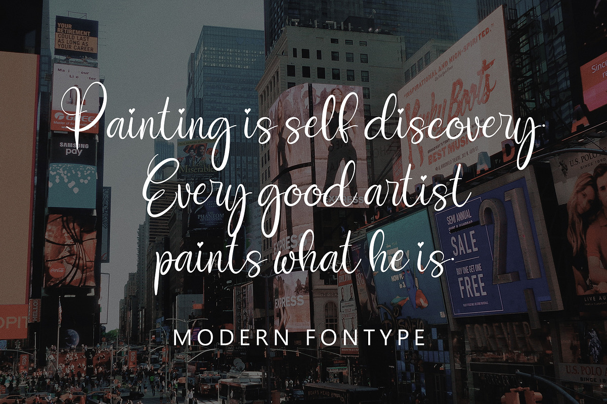 Renowed Glory, a Handwritten Font by HaKi Studio (Photo 2 of 5)