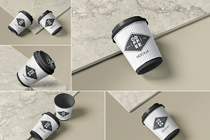 Disposable Coffee Cup Mockups