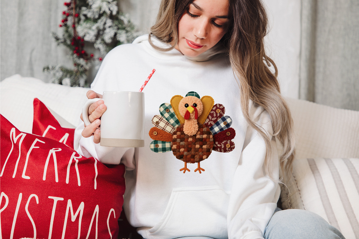 Thanksgiving Png Yarn Crochet Turkey, an Illustration by designcity5 (Photo 3 of 8)